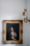French Empire Oil Portrait of a Woman