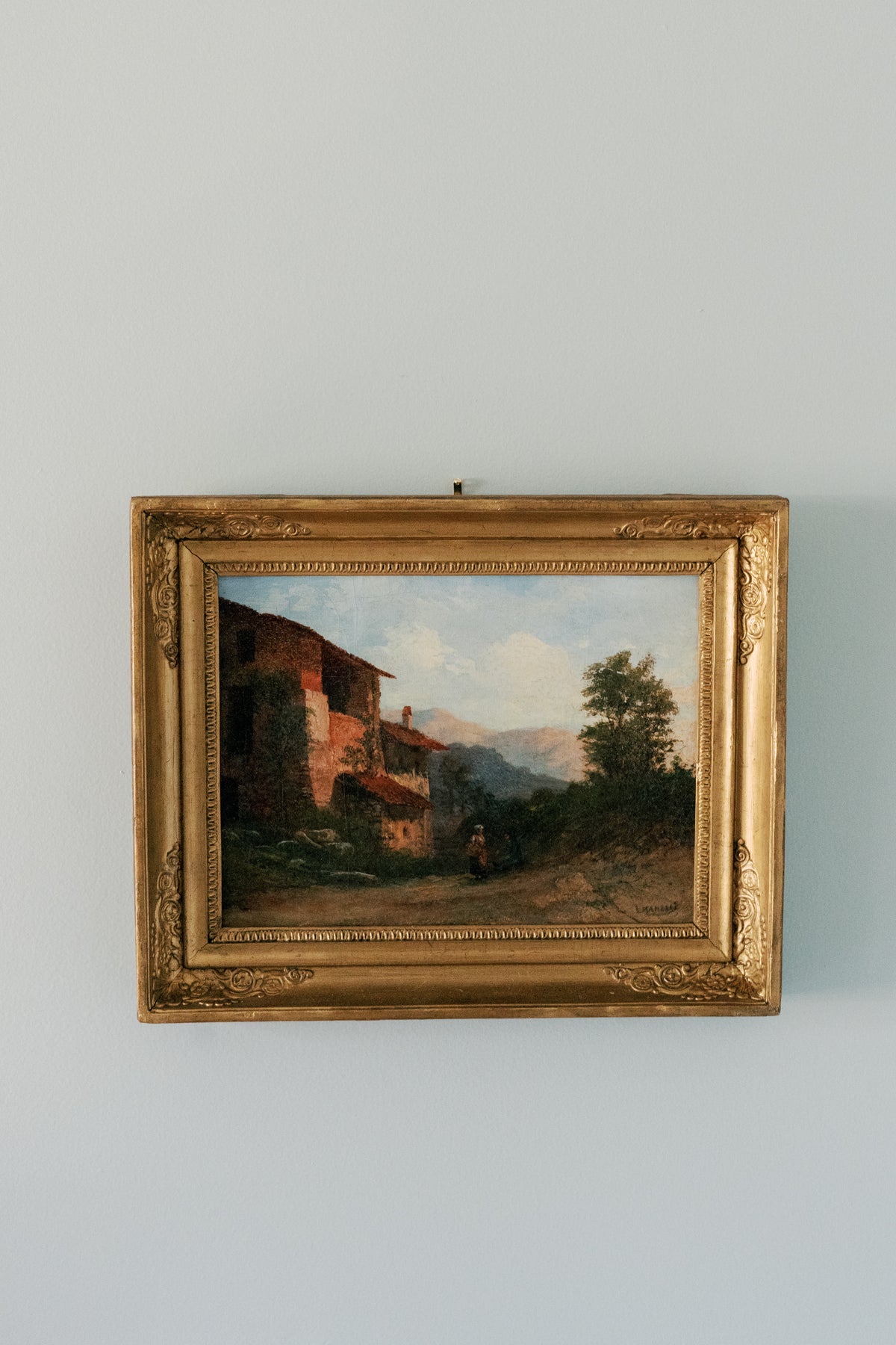 19th-Century European Village Landscape