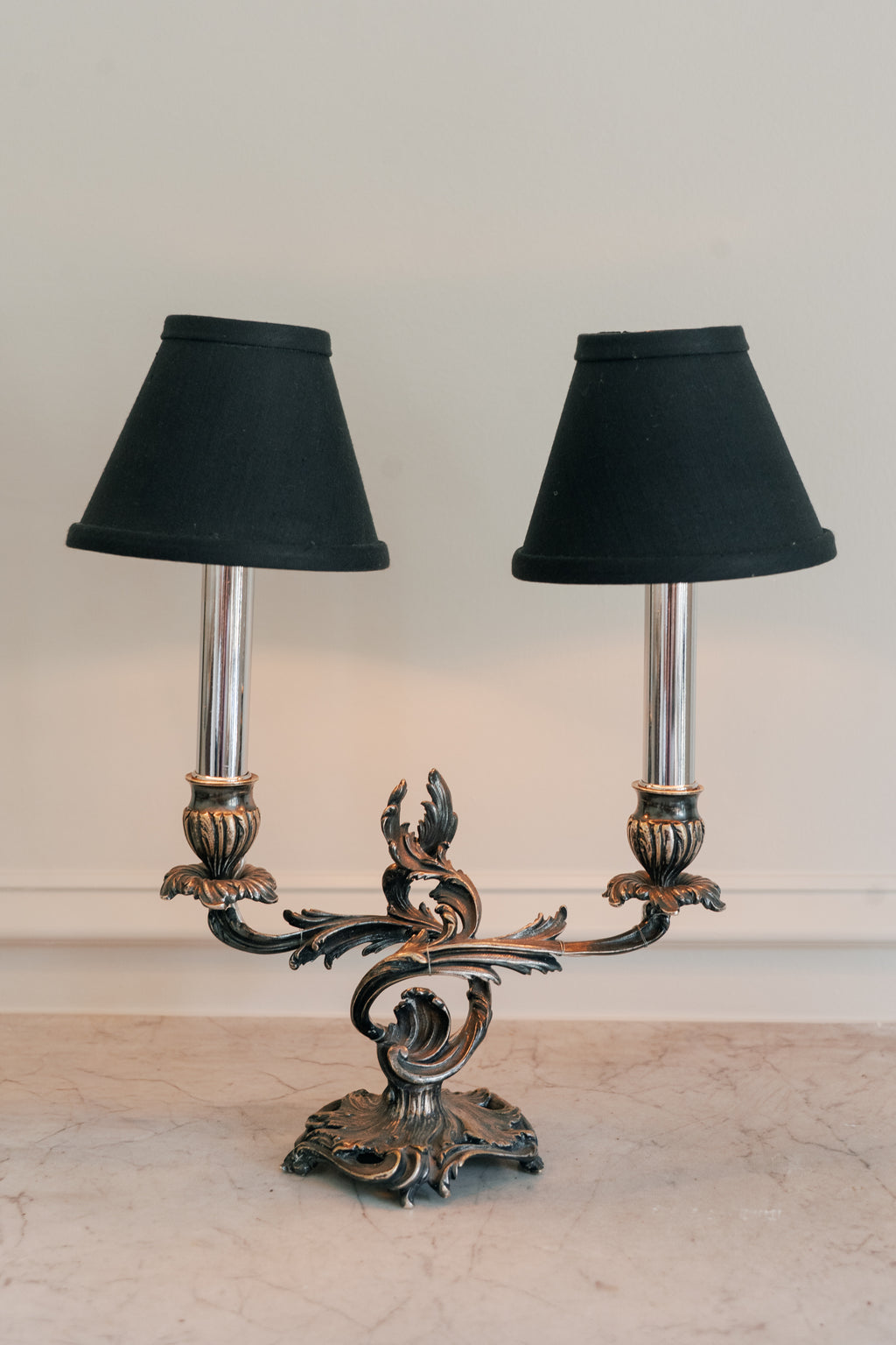 Archive - French Rococo Revival Candelabra Lamp