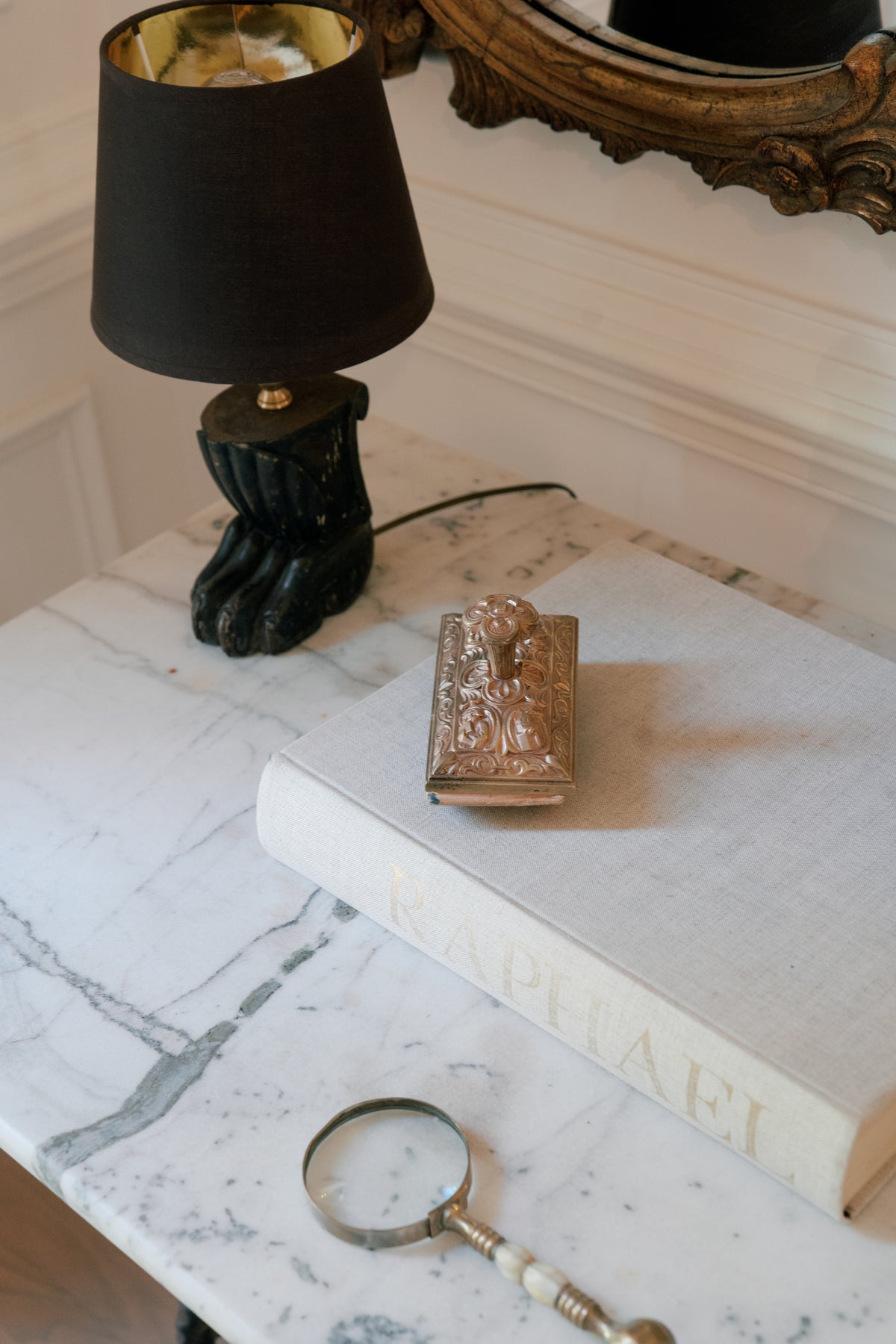 Antique Brass Ink Blotter