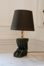 17th-Century Carved Lion Paw Lamp