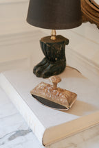 17th-Century Carved Lion Paw Lamp