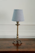 6” Navy French Gingham Empire Lampshade