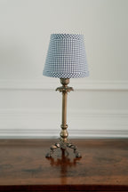 6” Navy French Gingham Empire Lampshade