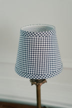 6” Navy French Gingham Empire Lampshade