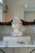 French Cast Stone Artichoke Finial