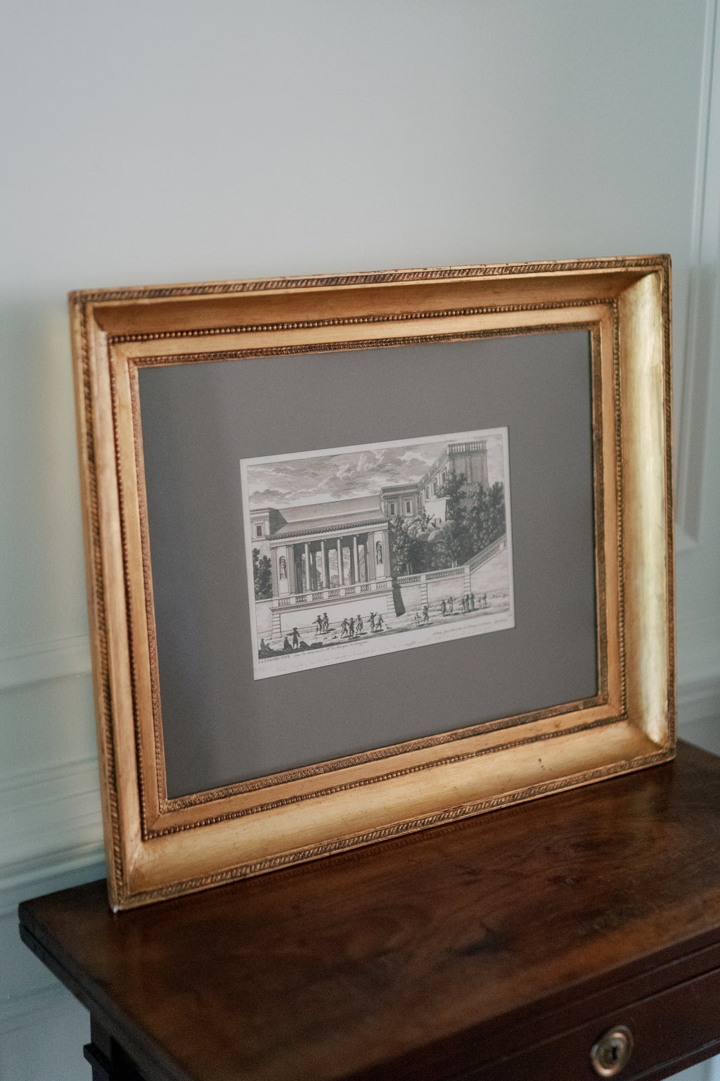 17th-Century French Engraving by Adam Perelle, Hôtel de Dangeau
