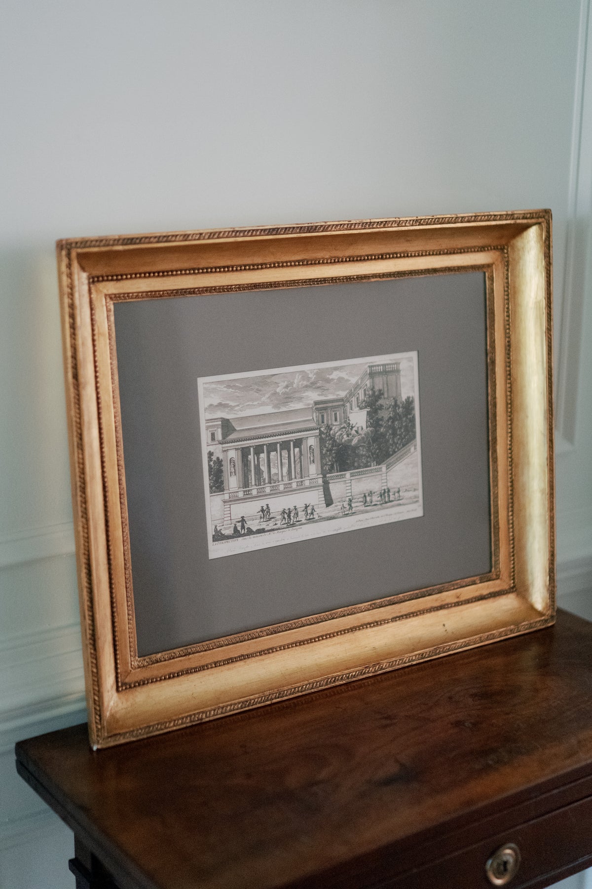 17th-Century French Engraving by Adam Perelle, Hôtel de Dangeau