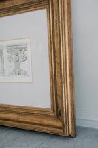 Late 19th-Century French Architectural Furniture Engraving