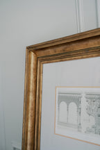 Late 19th-Century French Architectural Furniture Engraving