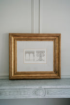Late 19th-Century French Architectural Furniture Engraving