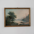 19th-Century European Italianate Coastal Watercolor
