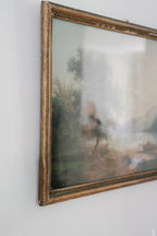 19th-Century European Italianate Coastal Watercolor