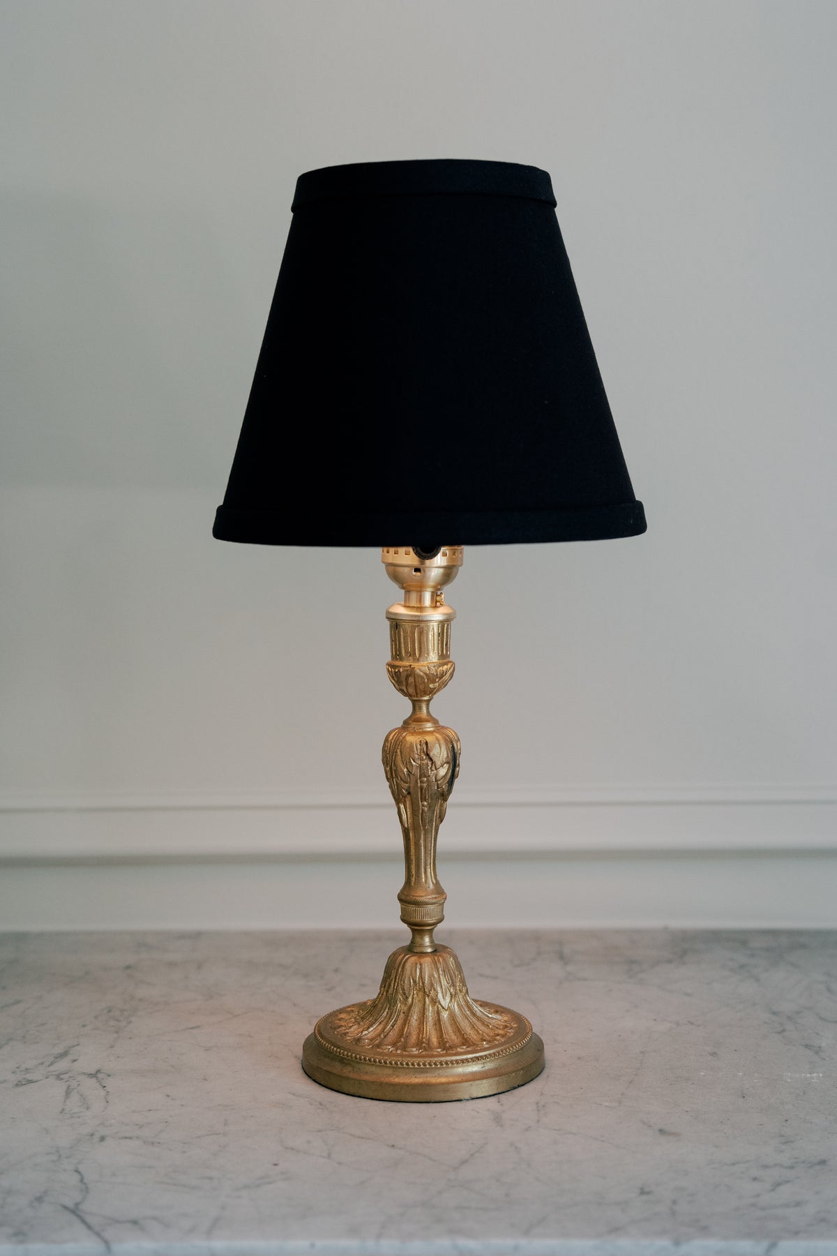French Louis XVI–Style Candlestick Cordless Lamp