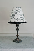 French Louis XV Style Silver-Plated Candlestick Lamp