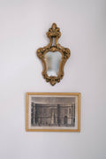 19th-Century French Louis XV-Style Giltwood Petite Wall Mirror