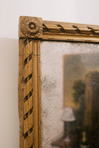 Late 18th-Century French Louis XVI Giltwood Mirror with Period Mercury Glass